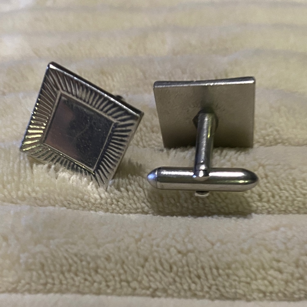 Silver Square Cufflinks